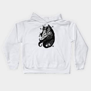 Saturnine - Grayscale Kids Hoodie